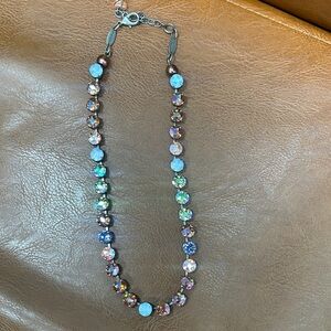 Sabika Elegant Multicolor Crystal Necklace OS